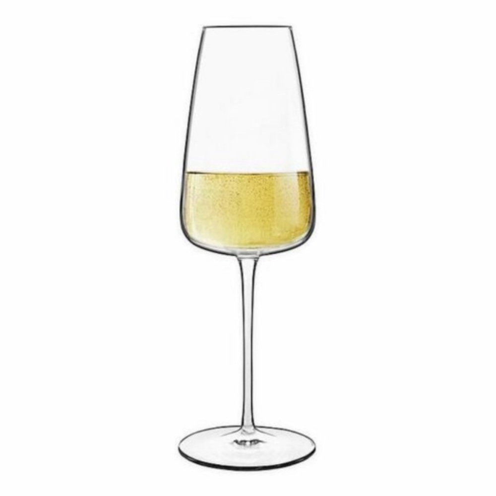 Set of 3 Luigi Bormioli Talismano Prosecco Crystal Glasses
